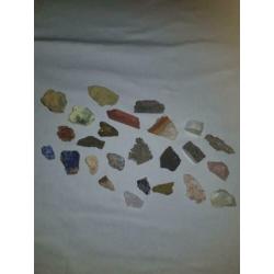 kleine partij mineralen, 25 stuks