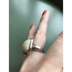 Ti Sento ring maat 16 (50) zilver/rosé