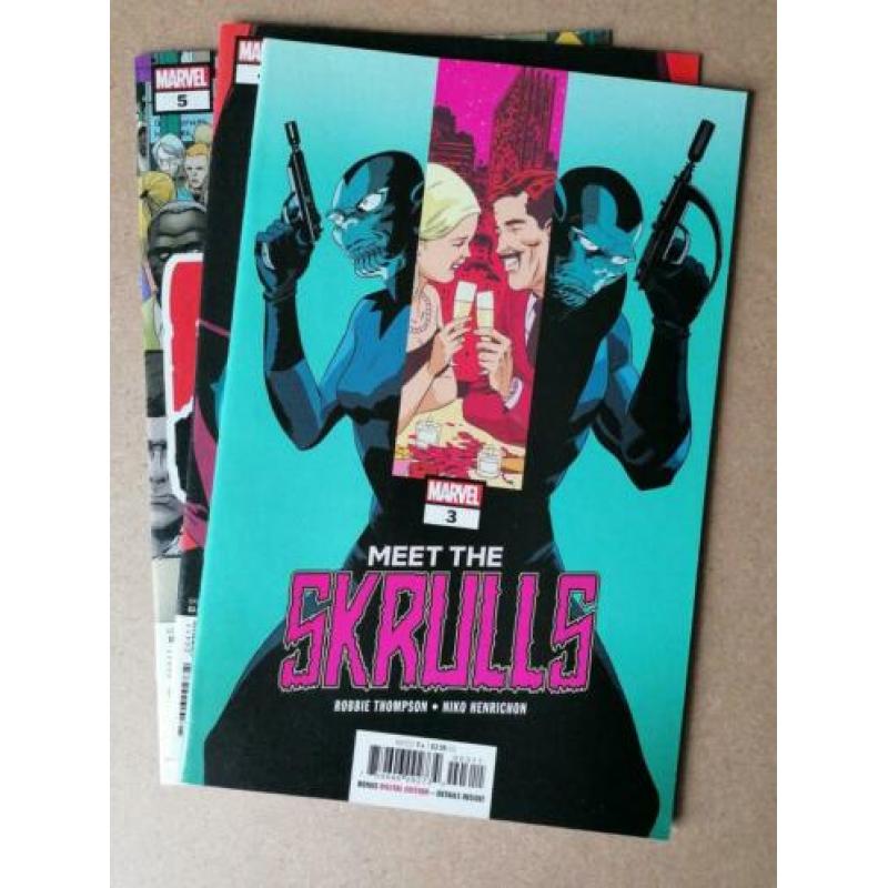 Meet the Skrulls 1 tm 5 MARVEL COMICS