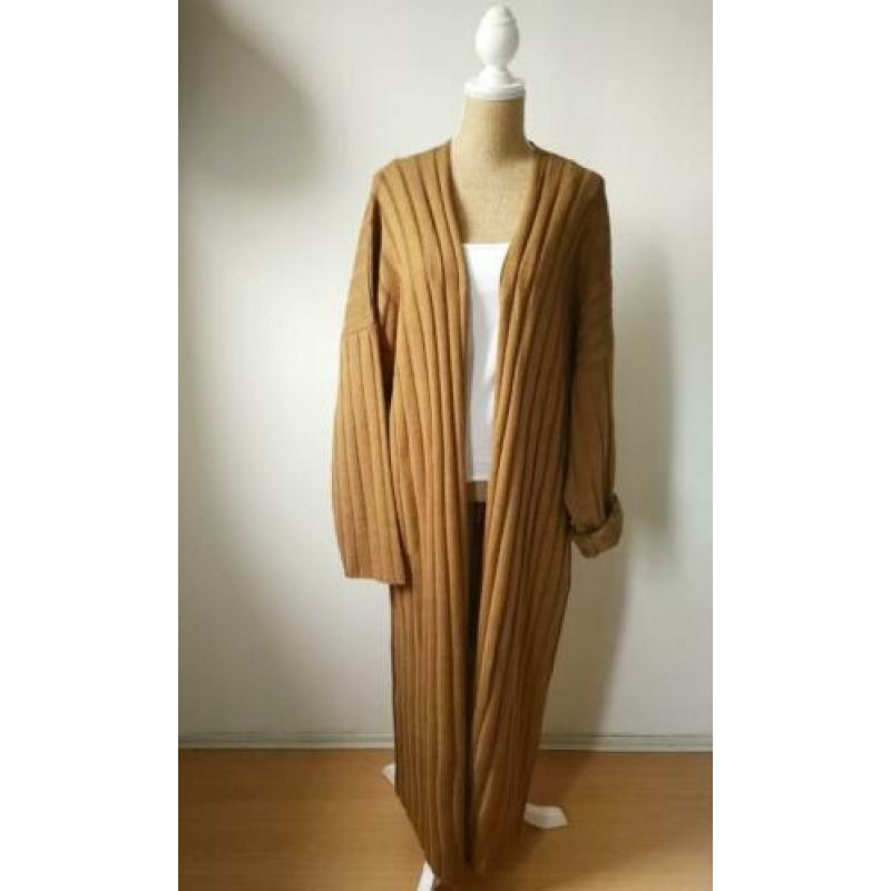 Missguided oversized camel vest 50/52