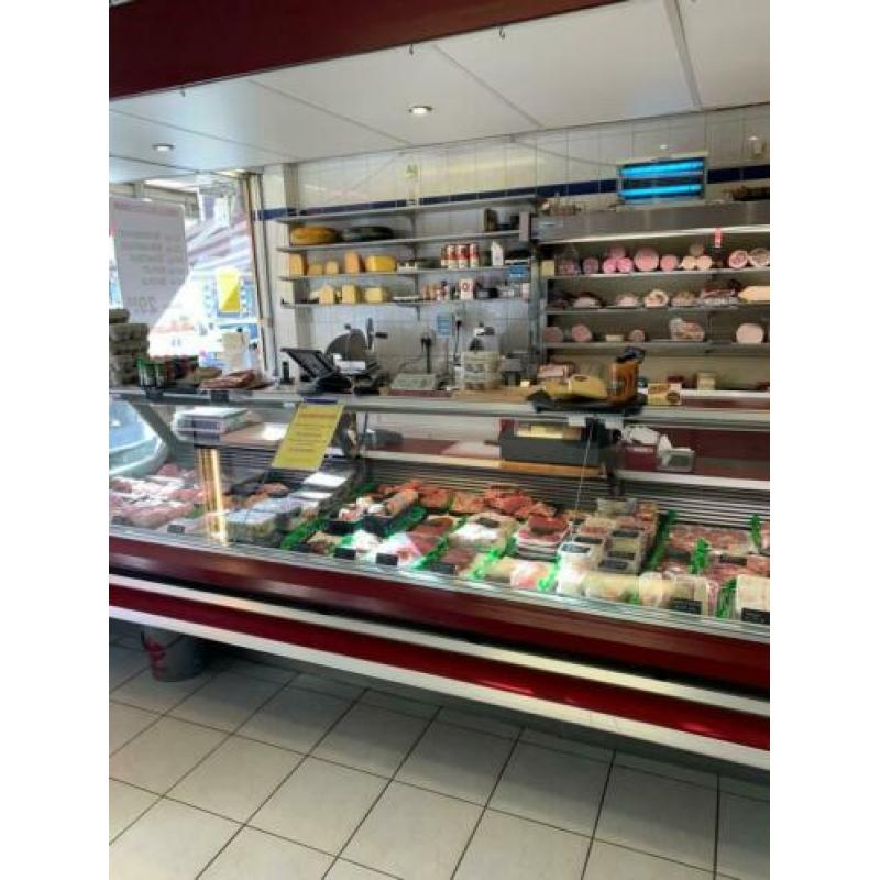Slagerij, supermarkt, avondwinkel, eet gelegenheid etc