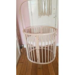 Prachtige stokke sleepi mini wiegje!! Whitewash!