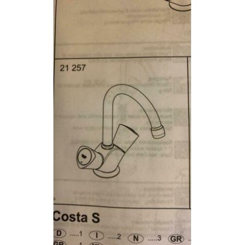 Grohe 2x nieuwe kranen warm koud badkamer keuken