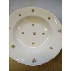 Vintage Diep Diner borden 25cm