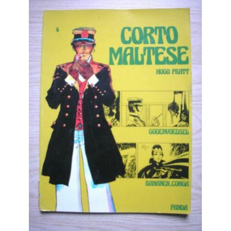 Corto Maltese nr 4 Godenvoedsel Bananen.Conga 1981 softcover
