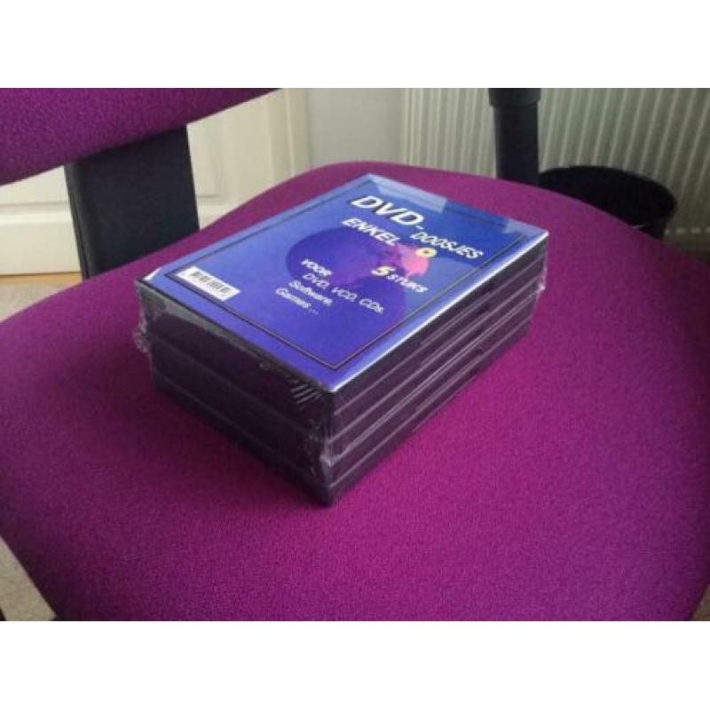 Nieuwe DVD hoesjes CD game hoes 5 stuks in verpakking 1 euro