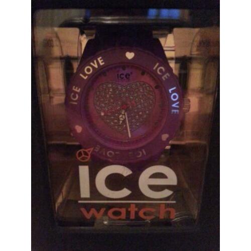 Ice watch met swarovski steentjes