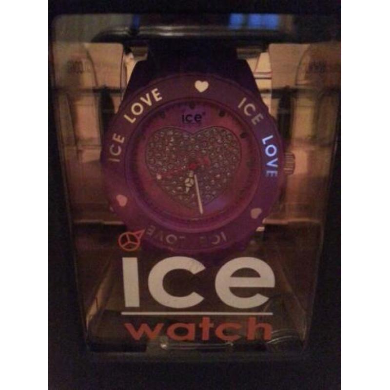 Ice watch met swarovski steentjes