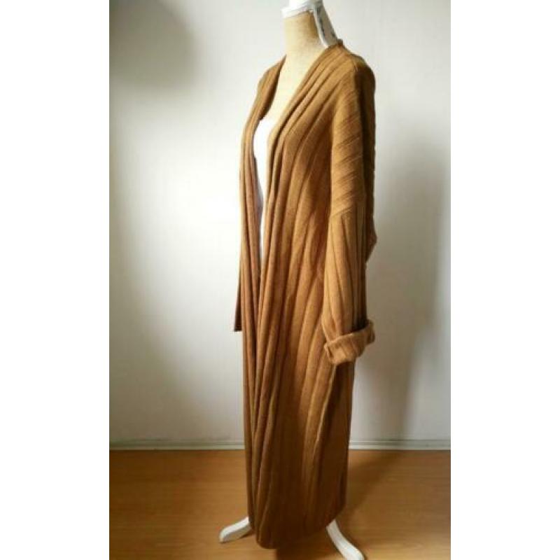 Missguided oversized camel vest 50/52