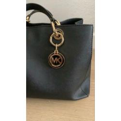 Stijlvolle lederen zwarte handtas Michael Kors
