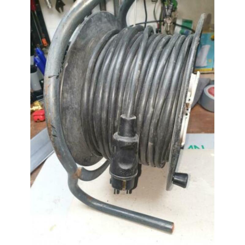 Kabelhaspel 50 mtr Rubber 3 x 1.5 mm2