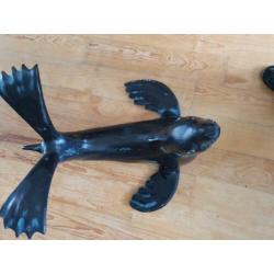 salontafel glas plaat tafel glastafel zeehond zeeleeuw