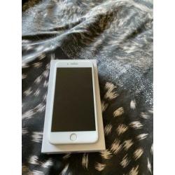 iPhone 8 Plus 256 GB zilver + Zagg screenprotector