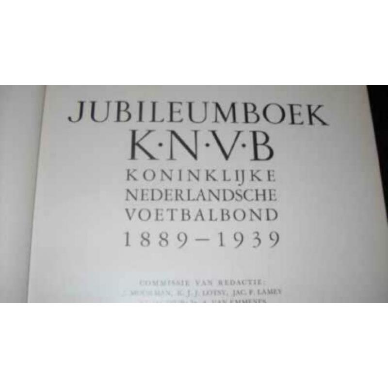 KNVB Jubileumboek 1889 -1939, K.Lotsy, Ir. Van Emmenes e.a.