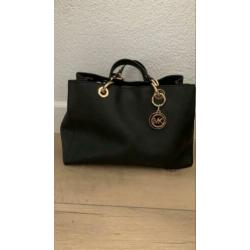 Stijlvolle lederen zwarte handtas Michael Kors