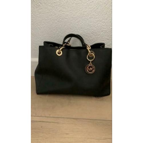 Stijlvolle lederen zwarte handtas Michael Kors