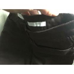 Rode leerlook blue ridge super skinny jeans 38