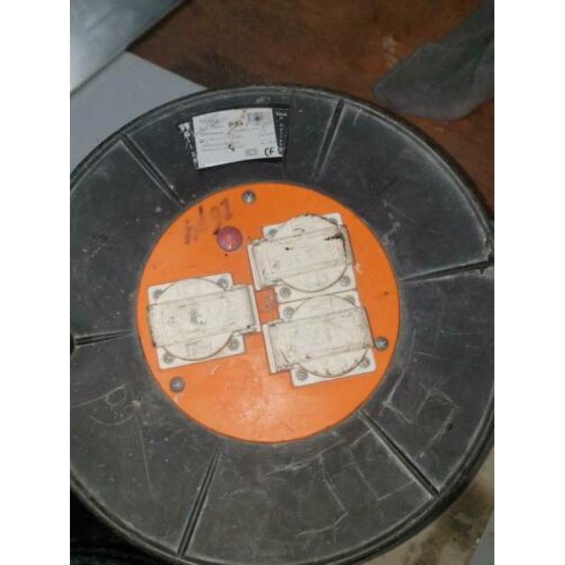 Kabelhaspel 50 mtr Rubber 3 x 1.5 mm2
