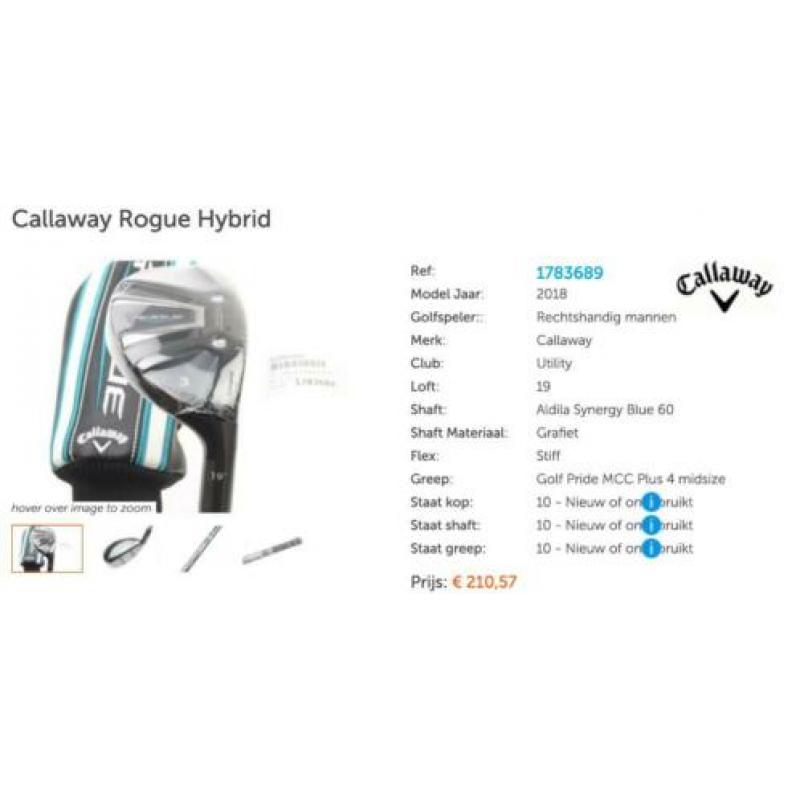 Callaway Rogue Hybride