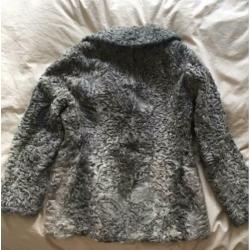 Vintage faux fur jas