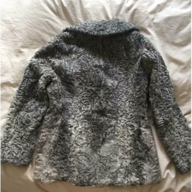 Vintage faux fur jas