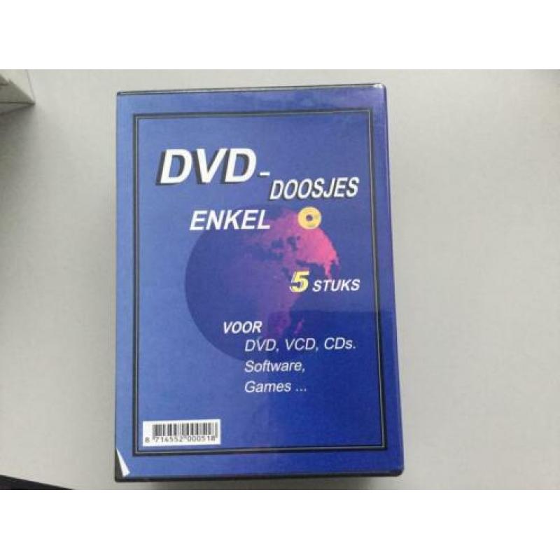Nieuwe DVD hoesjes CD game hoes 5 stuks in verpakking 1 euro