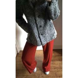 Vintage faux fur jas