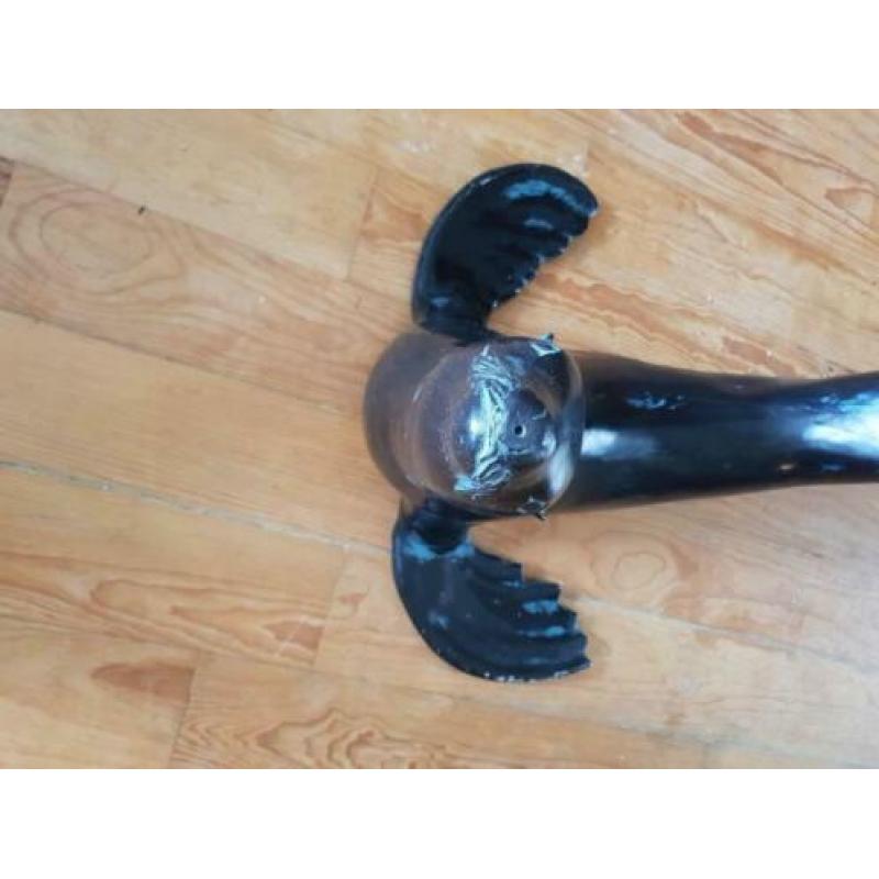 salontafel glas plaat tafel glastafel zeehond zeeleeuw