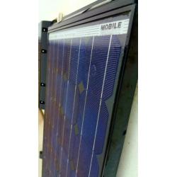 Blackline zonnepanelen 2 stuks met bevestiging en regelaar