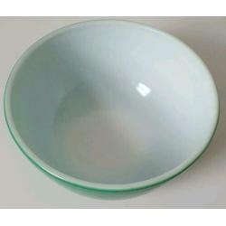 Vintage hoge (oven)schaal Pyrex USA groen melkglas