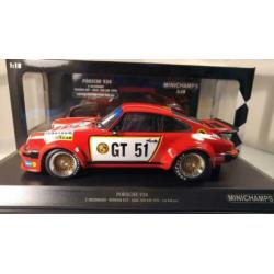 MiniChamps - 1:18 - Porsche 934 Toine Hezemans Winnaar EGT