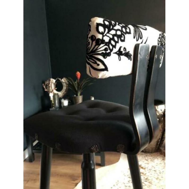 Barkrukken | 2 stuks | Uit Italië | Custom made | Echt hout