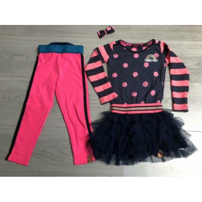 Bnosy jurkjes met legging en knipjes 86/92