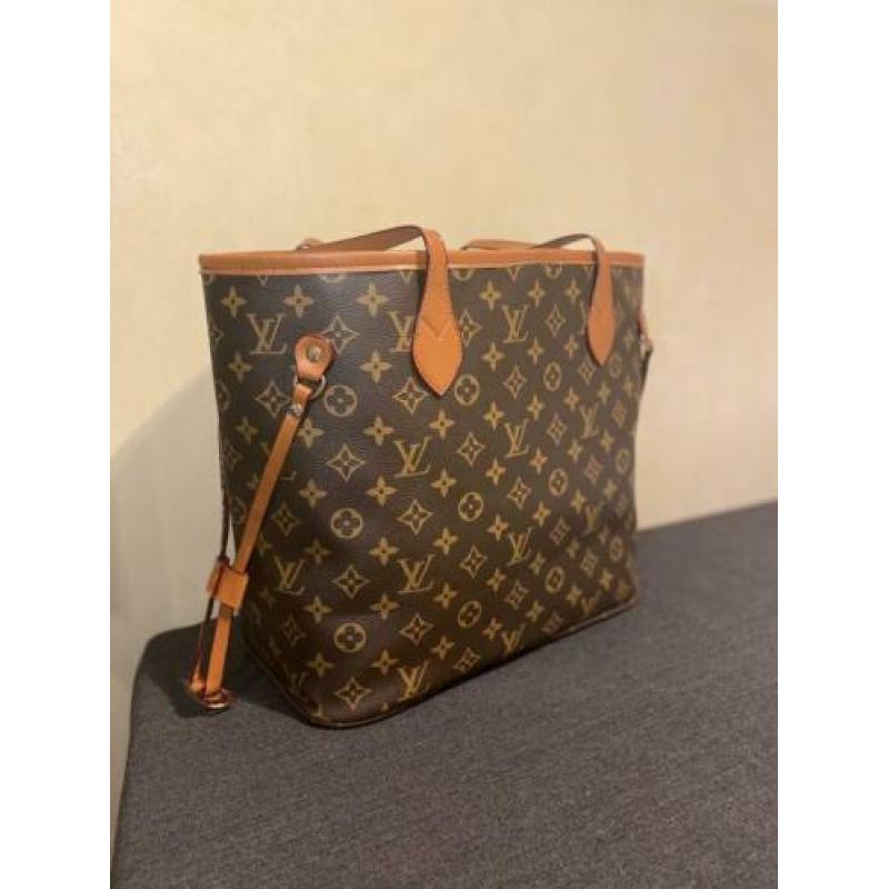 Louis Vuitton sign Shopper donker Monogram