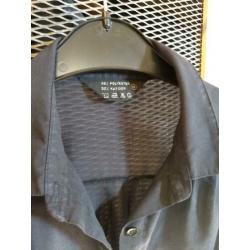 Blouse zwart mt 42 retro