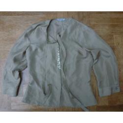 TURNOVER zijden blouse maat 34, nieuw, incl.verzenden