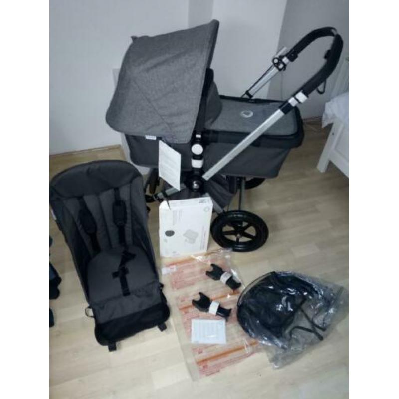Bugaboo cameleon met NIEUW GREY MELANGE bekleding