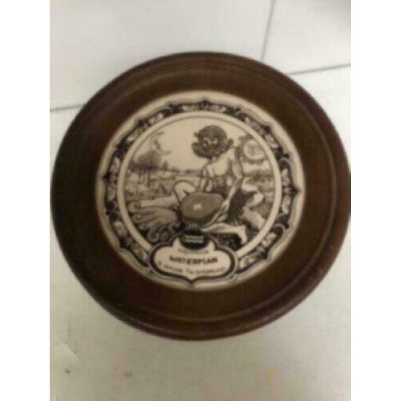 12 Dierenriem ronde wandborden van 22 cm doorsnede