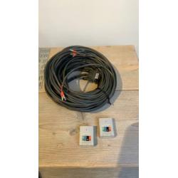 Bose321 speakerkabel ruim 12 meter met demontb stekkers