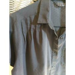 Blouse zwart mt 42 retro