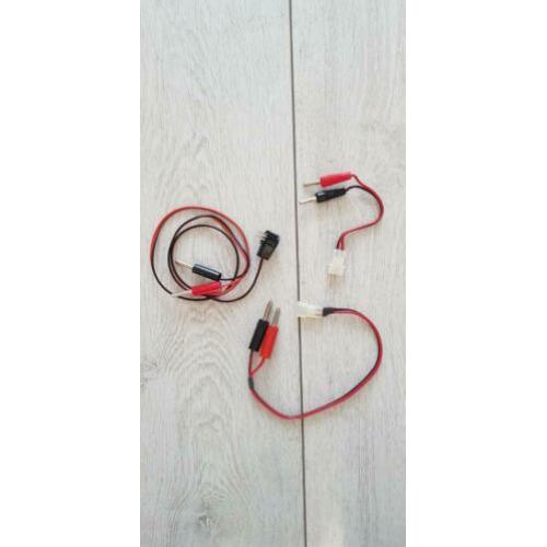Wedico Tamiya oplaad kabel / aansluit kabel modelbouw 1:16.