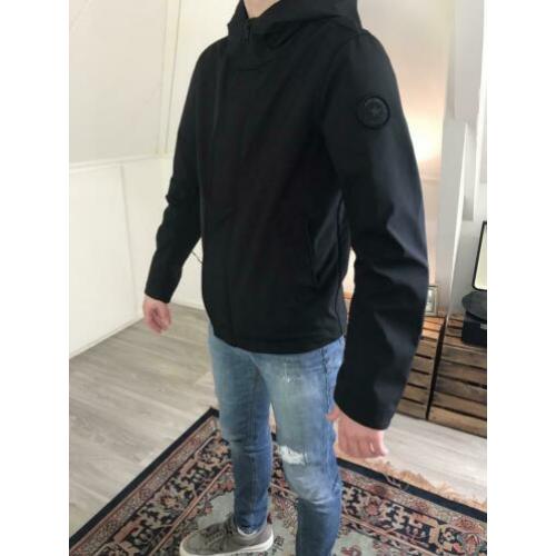 Airforce softshell jas met capuchon