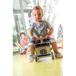 Houten loopwagen duwwagen werktruck I'm Toy