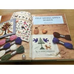 Zelf merklappen maken, F. Lewis, telpatronen etc.