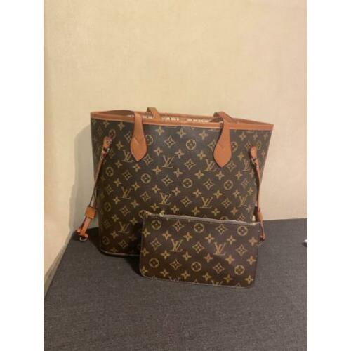 Louis Vuitton sign Shopper donker Monogram