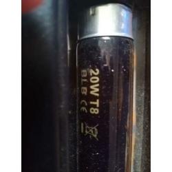20W Blacklight TL Incl. armatuur