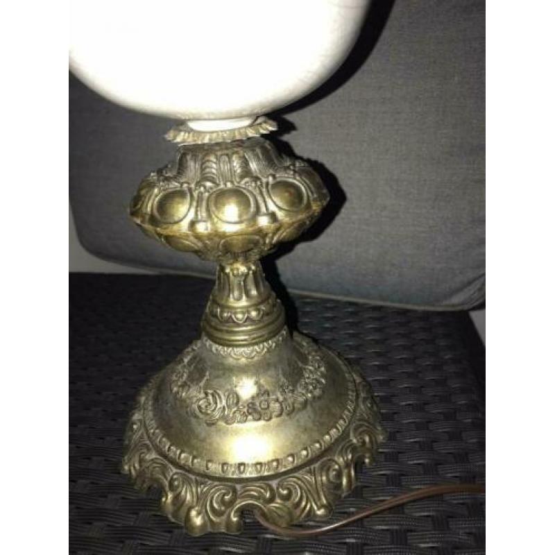 Mooie lampen voet op koperen poot