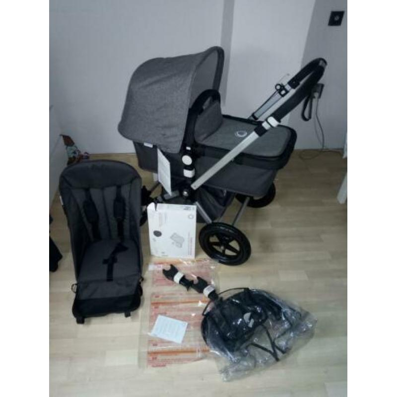 Bugaboo cameleon met NIEUW GREY MELANGE bekleding