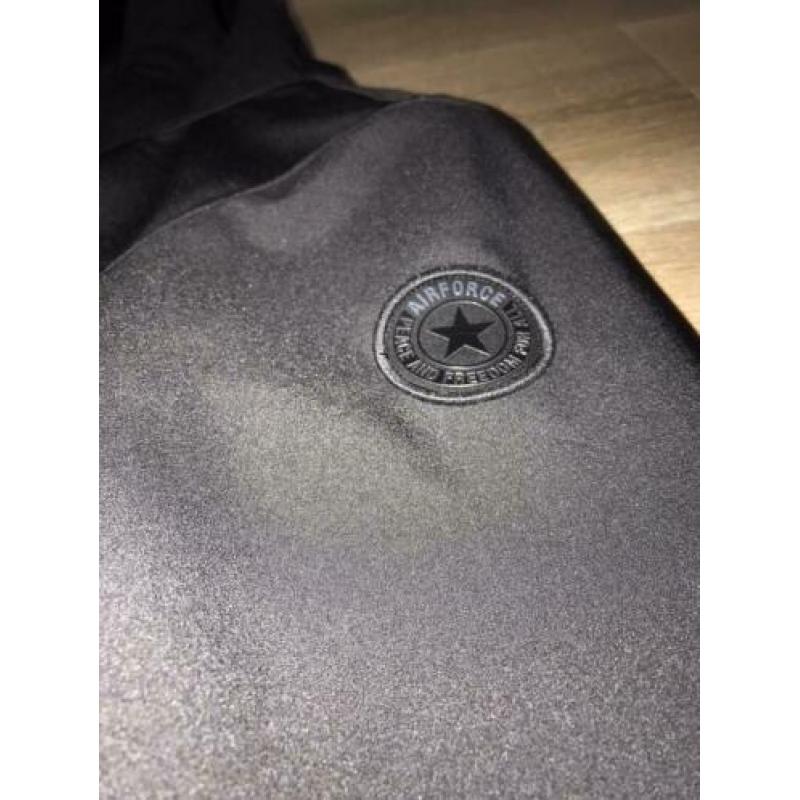 Airforce softshell jas met capuchon