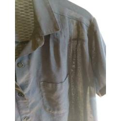 Blouse zwart mt 42 retro